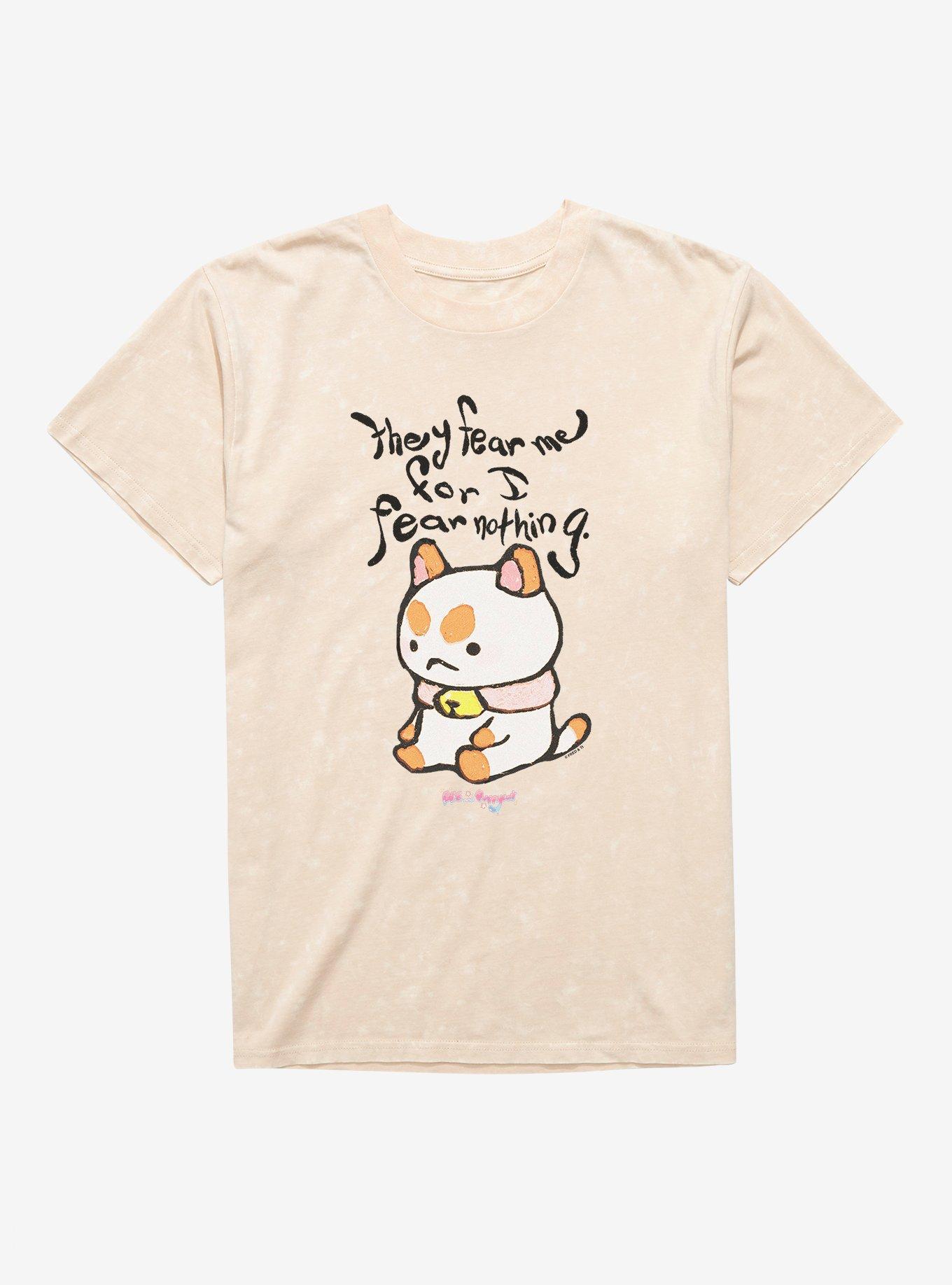 Bee And Puppycat I Fear Nothing Mineral Wash T-Shirt, , hi-res