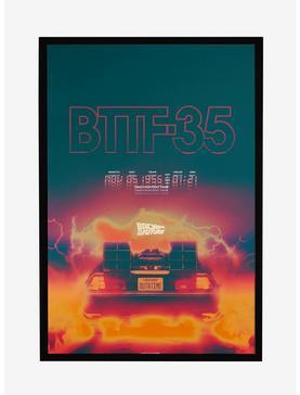 Back To The Future Delorean 88 MPH Framed Poster, , hi-res