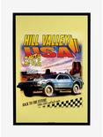 Back To The Future Hill Valley USA Marty McFly Framed Poster , , hi-res