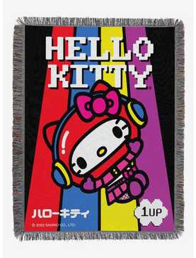 Hello Kitty Cute Game Woven Tapestry Throw Blanket, , hi-res