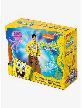Spongebob Being Bob Youth Silk Touch Comfy Throw Blanket With Sleeves, , hi-res