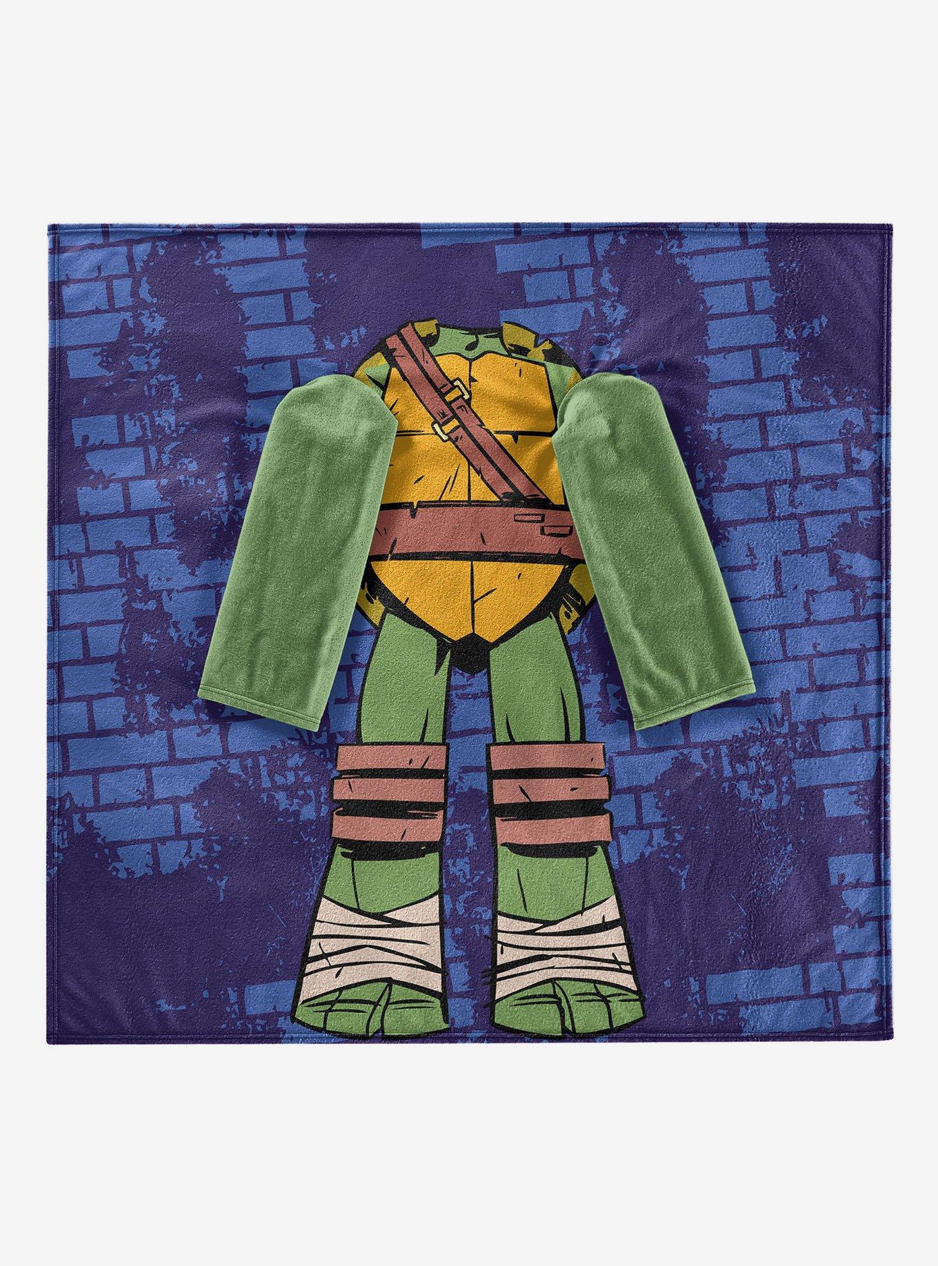 Teenage Mutant Ninja Turtles Being Leo Youth Comfy Throw Blanket With Sleeves, , hi-res