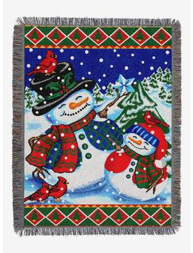 Winter Pals Holiday Woven Tapestry Throw Blanket, , hi-res