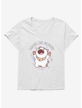Bee And PuppyCat Leave Me Alone Womens T-Shirt Plus Size, , hi-res