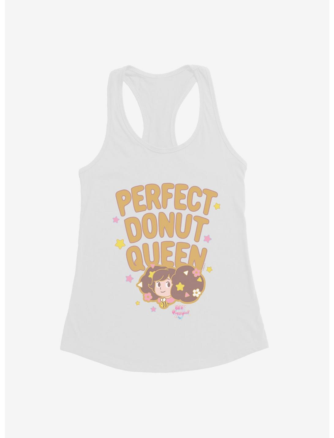 Bee And PuppyCat Perfect Donut Queen Womens Tank Top, WHITE, hi-res
