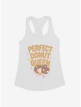 Bee And PuppyCat Perfect Donut Queen Womens Tank Top, WHITE, hi-res