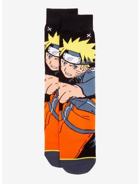 Plus Size Odd Sox Naruto Shippuden Naruto Crew Socks, , hi-res