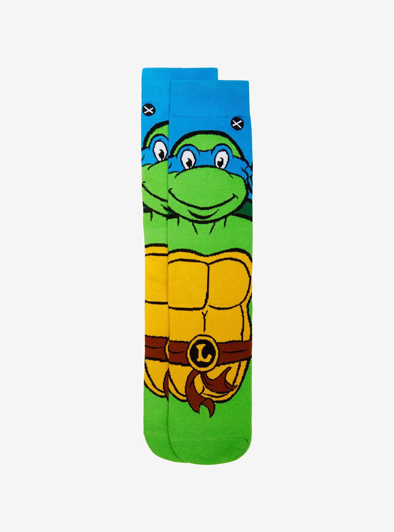 Odd Sox Teenage Mutant Ninja Turtles Leonardo Portrait Crew Socks, , hi-res