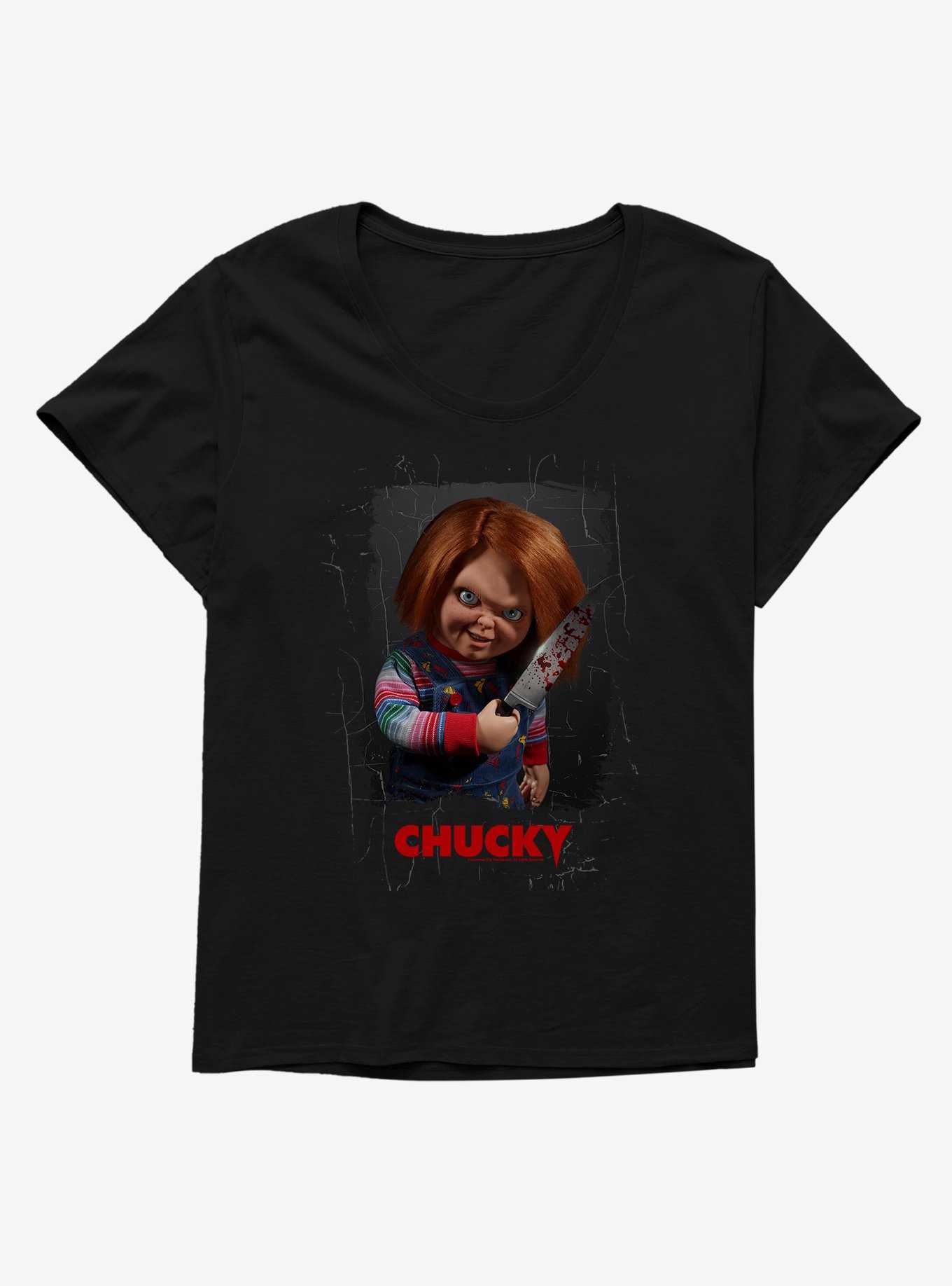 Chucky TV Series Bloody Knife Girls T-Shirt Plus Size, , hi-res