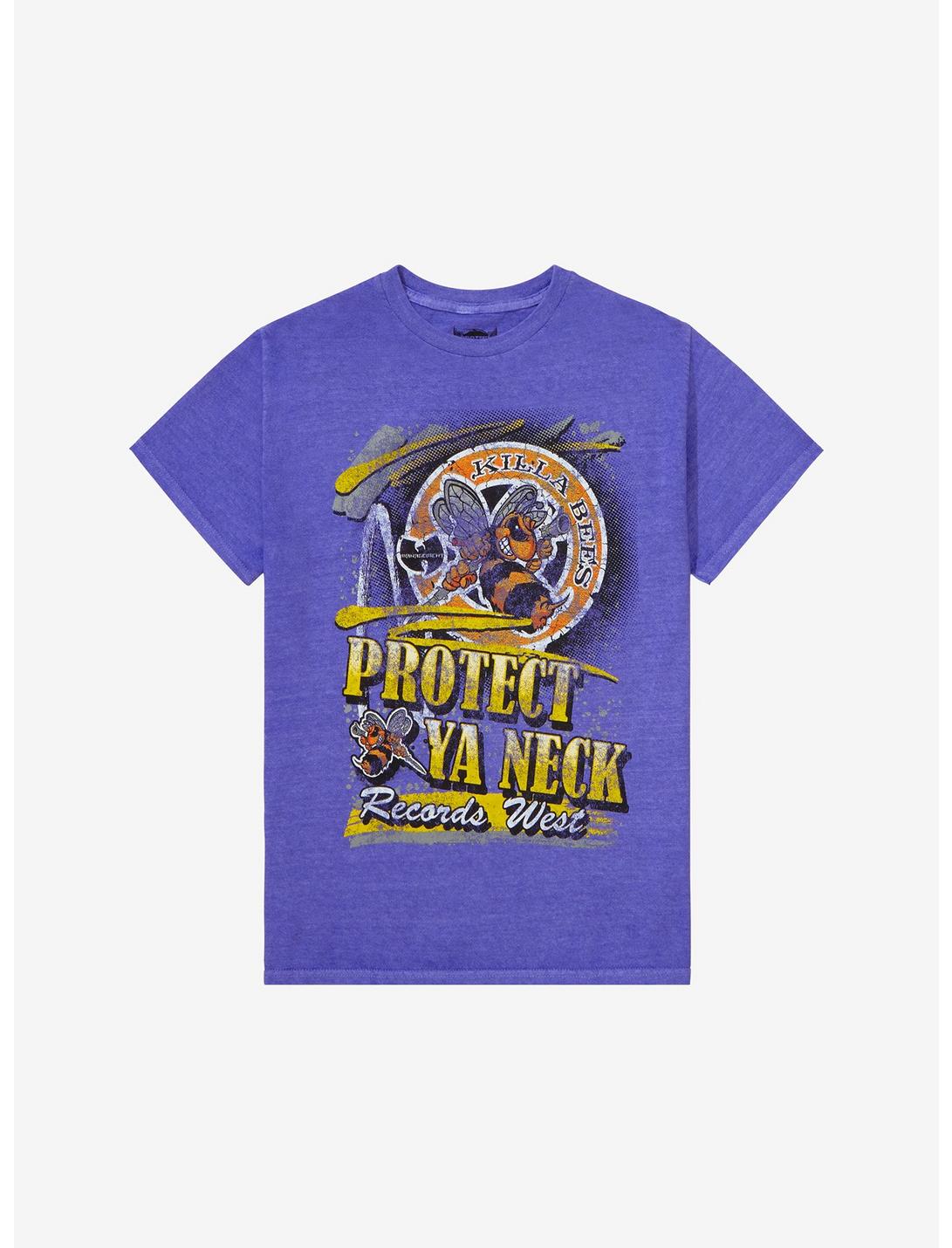 Protect Ya Neck Records Pigment-Dyed T-Shirt, PURPLE, hi-res