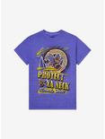 Protect Ya Neck Records Pigment-Dyed T-Shirt, PURPLE, hi-res