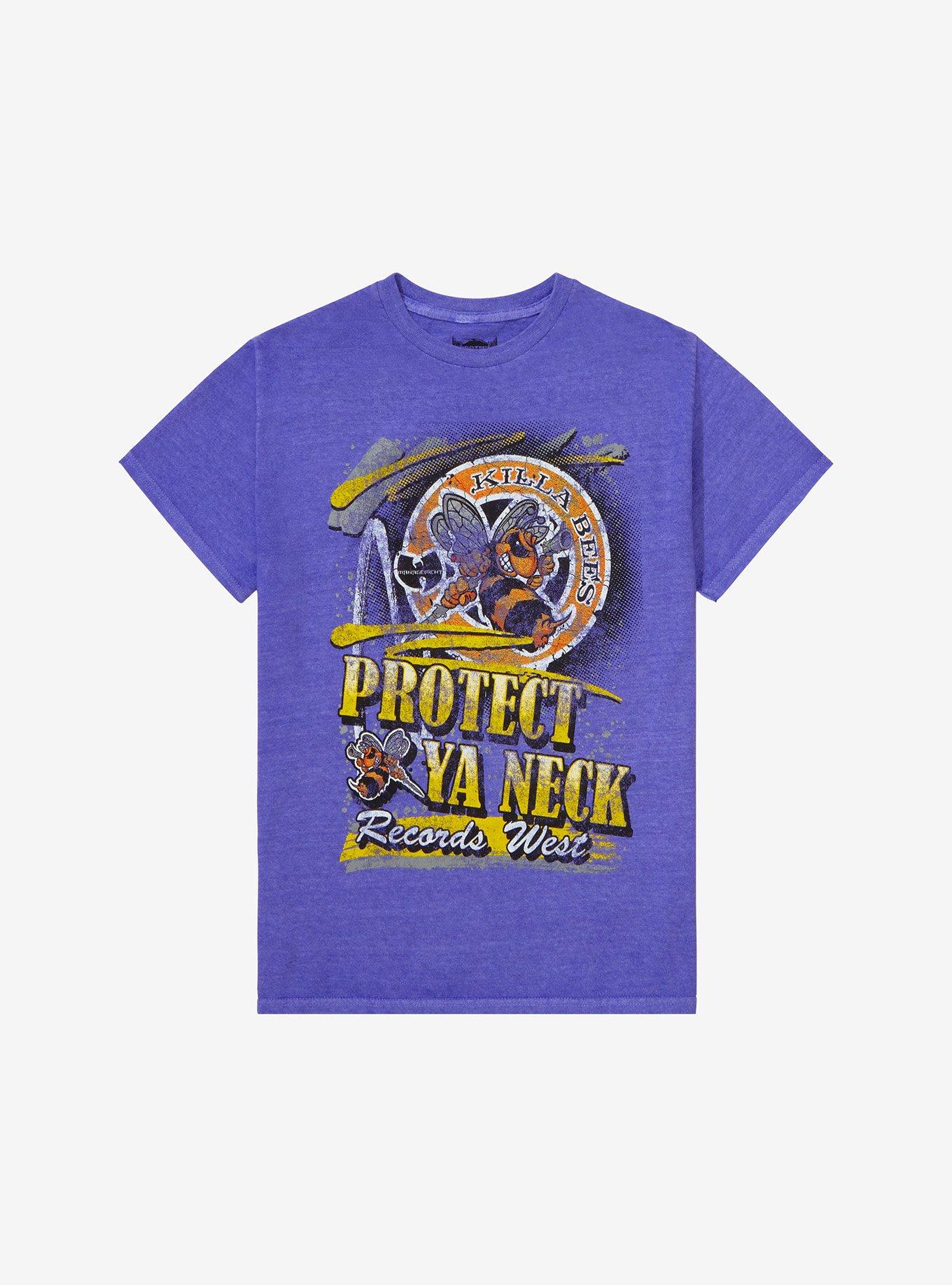 Protect Ya Neck Records Pigment-Dyed T-Shirt, PURPLE, hi-res