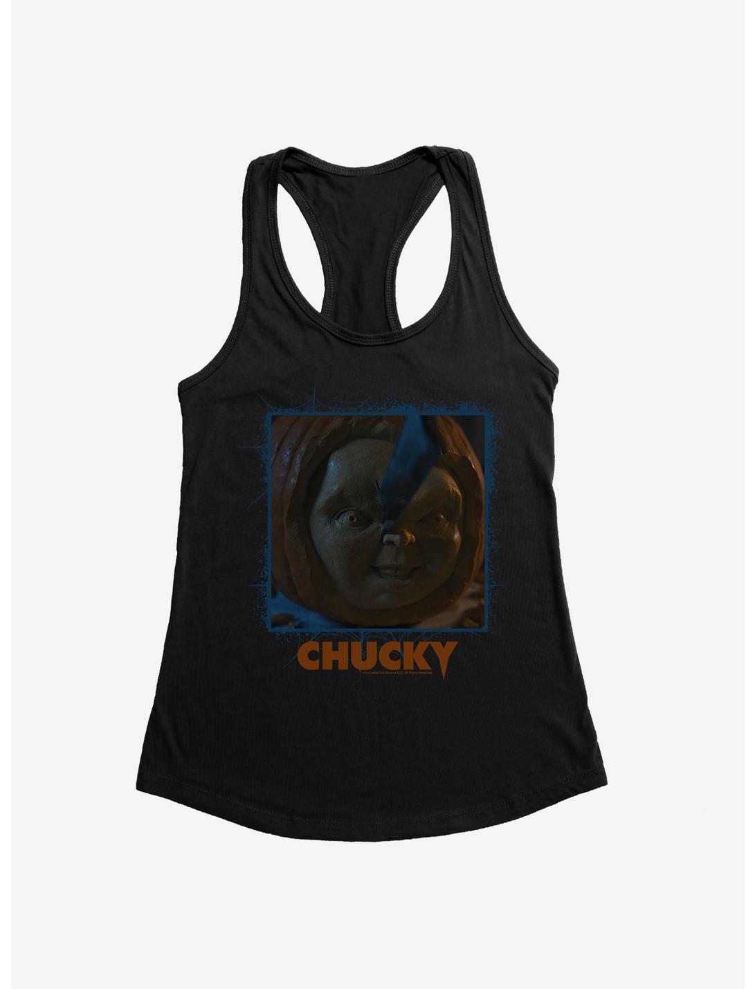 Chucky TV Series Chuck-O'-Lantern Girls Tank, BLACK, hi-res