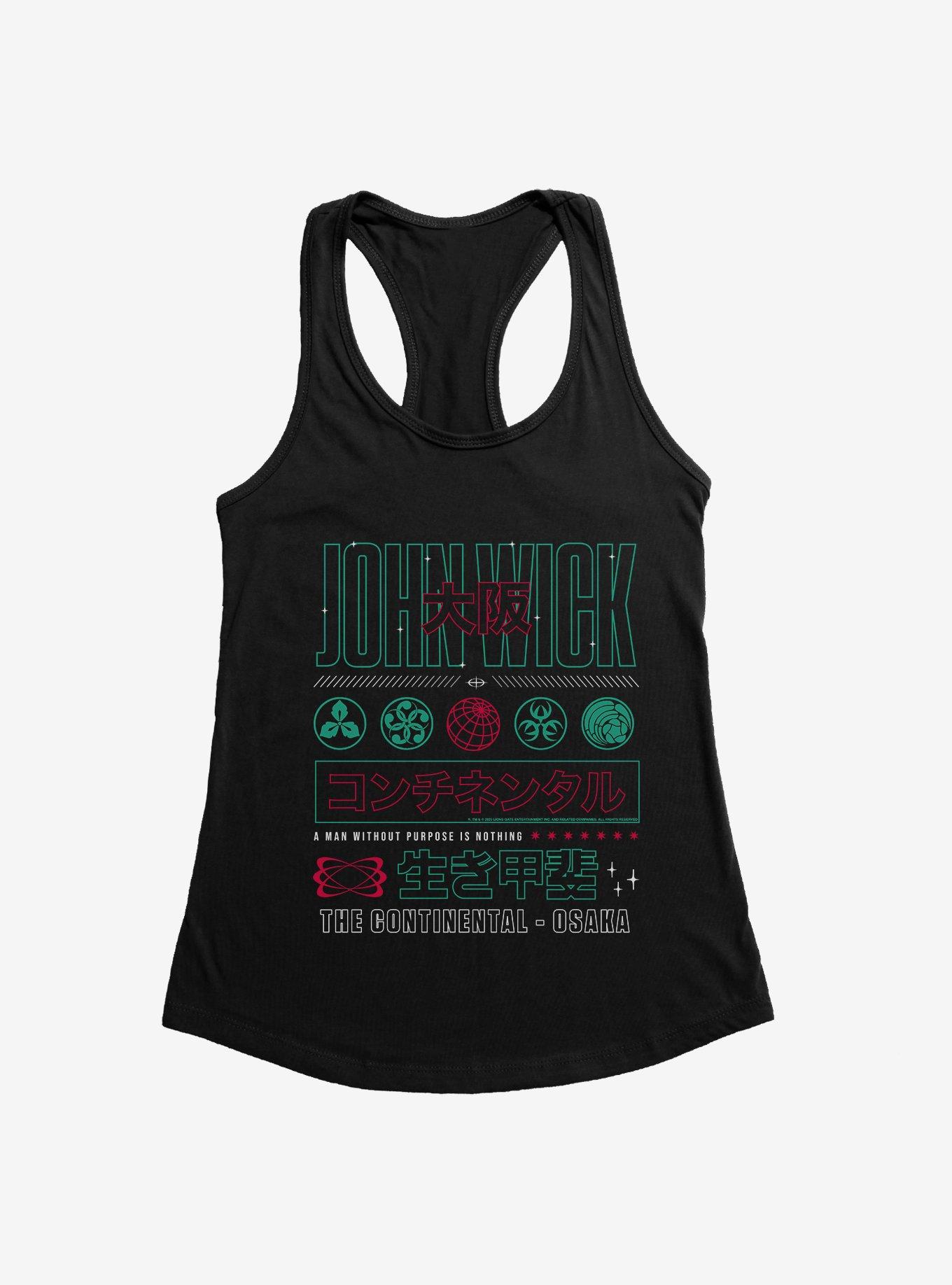 John Wick Continental Assassin Womens Tank Top, BLACK, hi-res