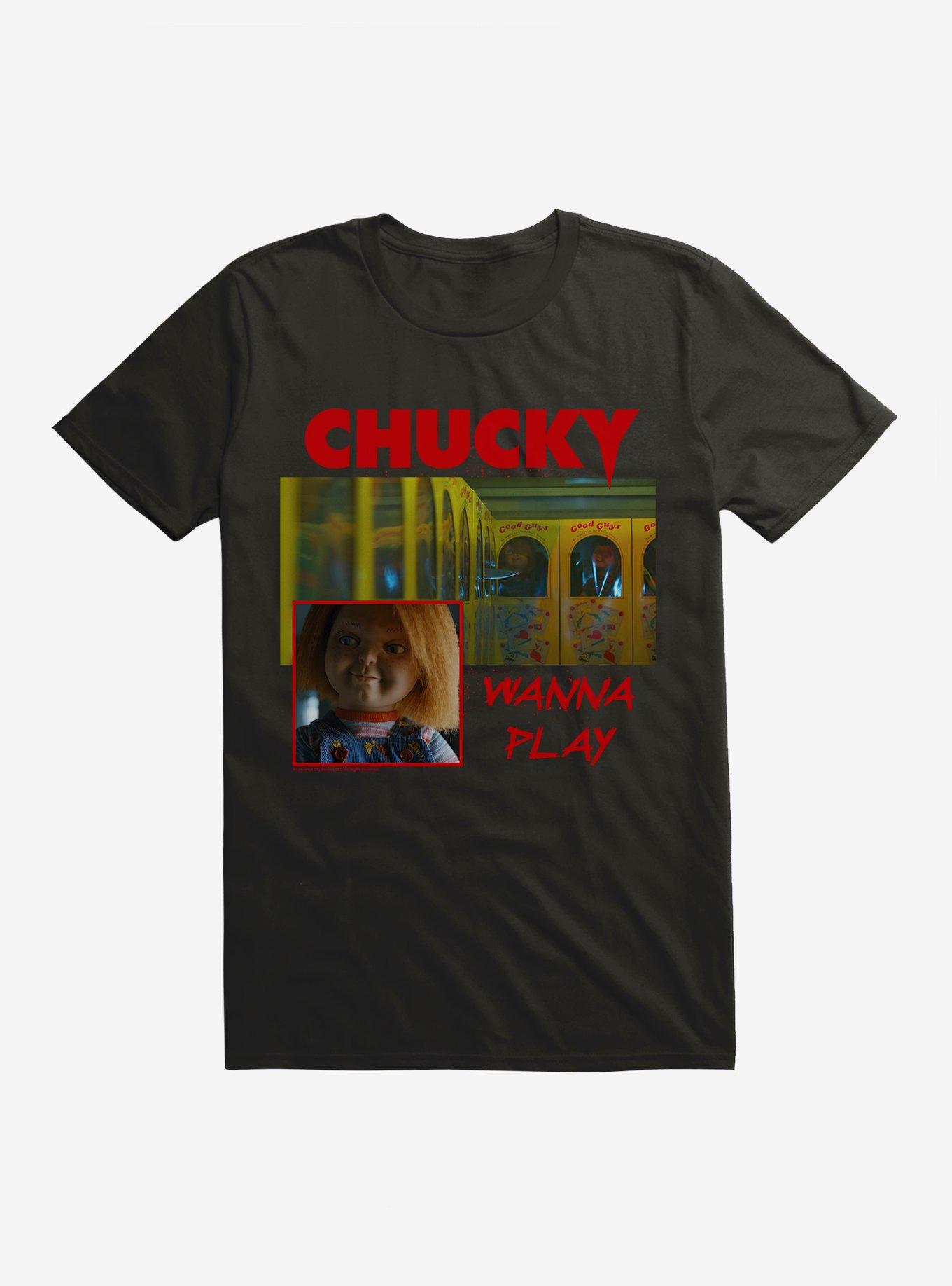 Chucky TV Series Good Guys Wanna Play T-Shirt, BLACK, hi-res