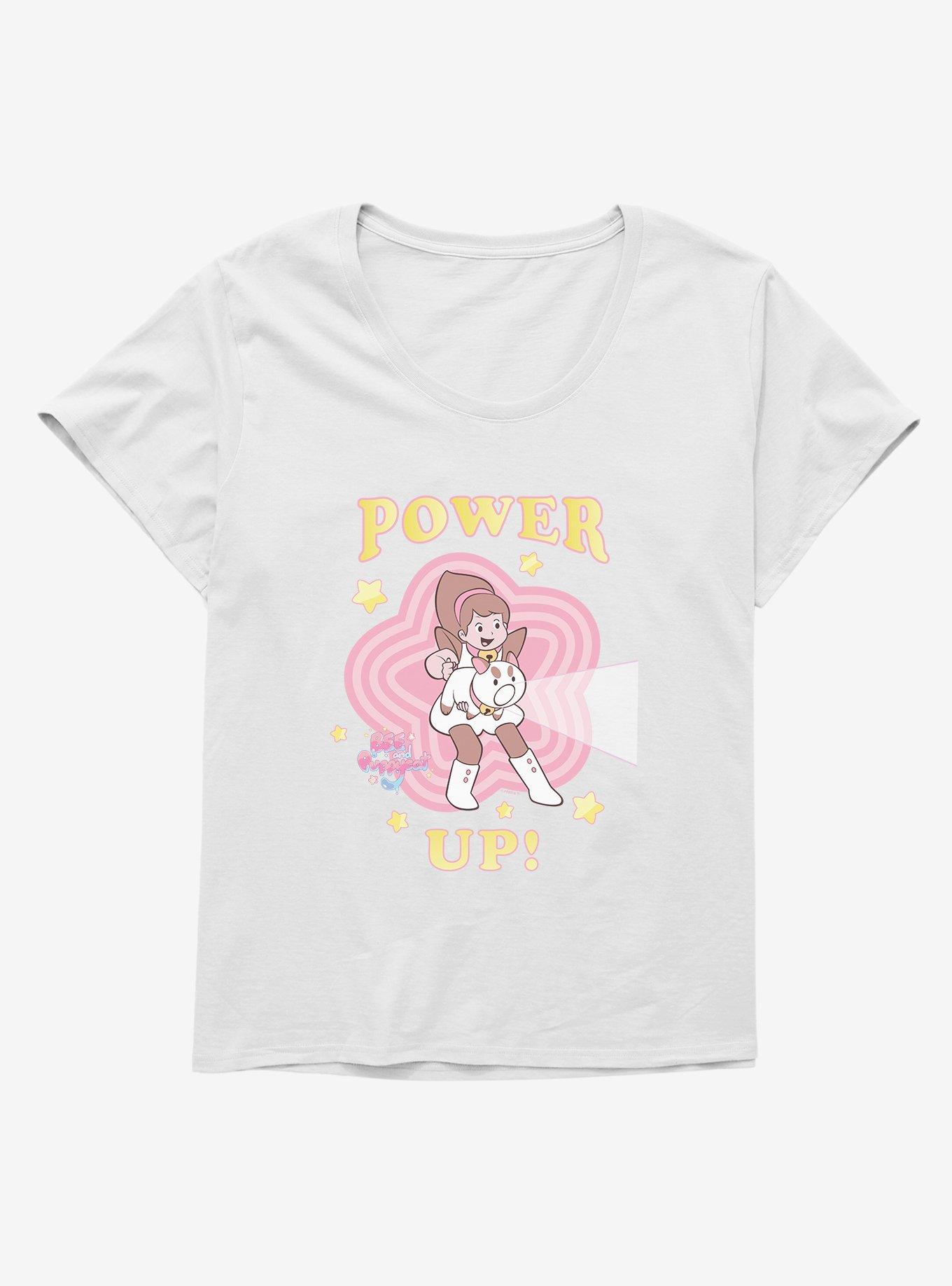 Bee And PuppyCat Power Up Girls T-Shirt Plus