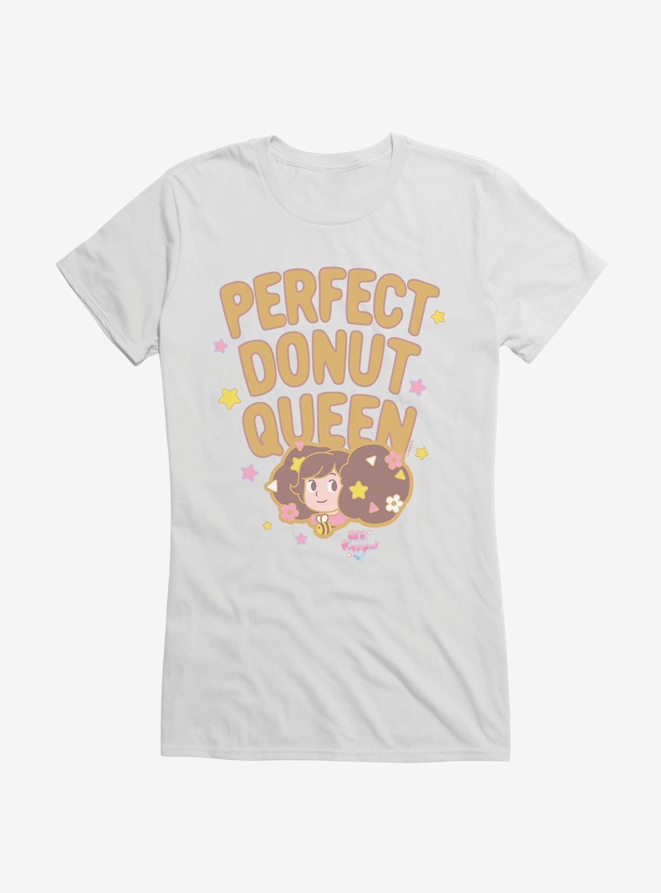 Bee And PuppyCat Perfect Donut Queen Girls T-Shirt, WHITE, hi-res