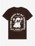 All Time Low Ghost Mistakes Boyfriend Fit Girls T-Shirt, BROWN, hi-res