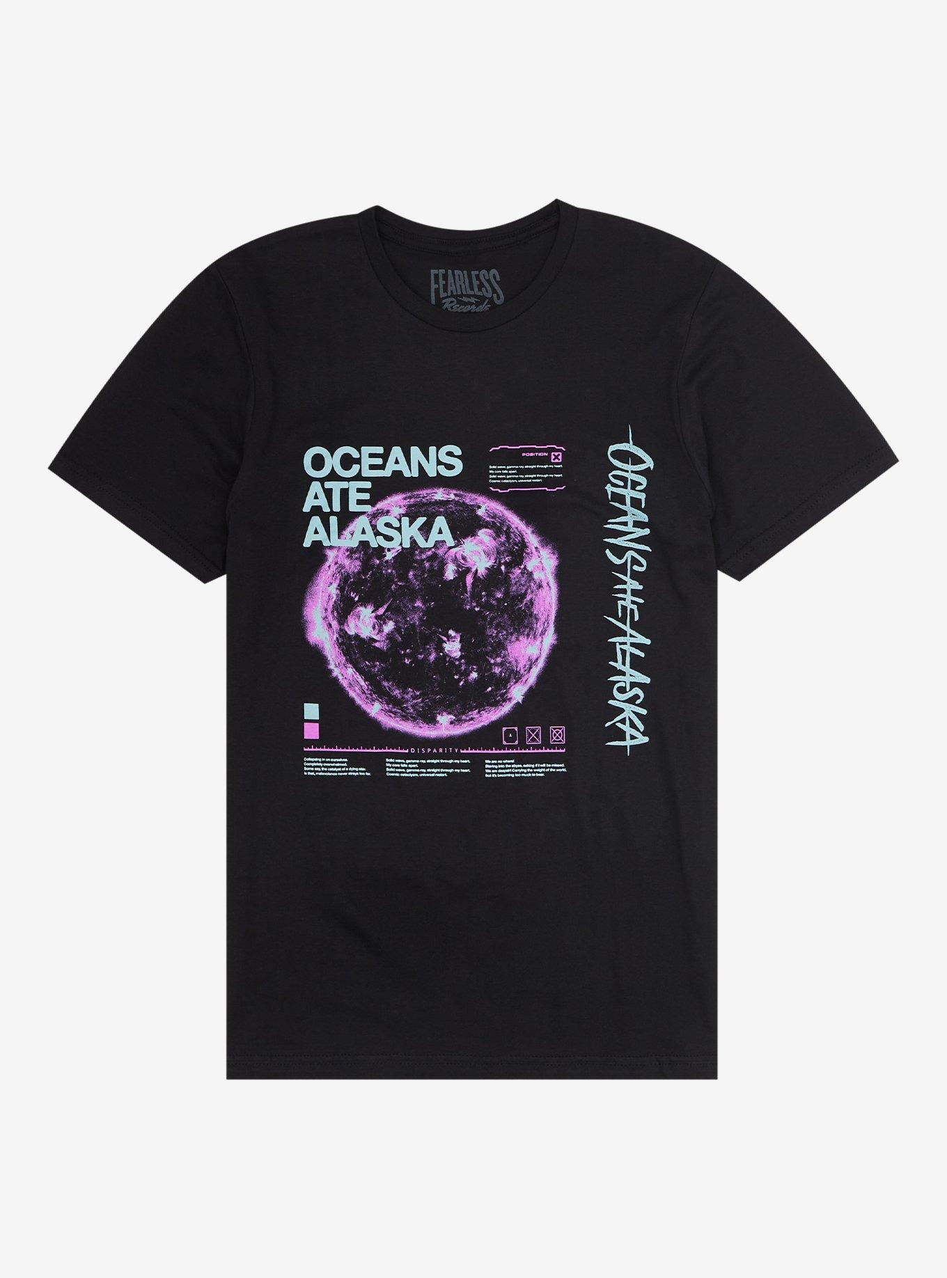 Oceans Ate Alaska Disparity Nova Boyfriend Fit Girls T-Shirt, BLACK, hi-res
