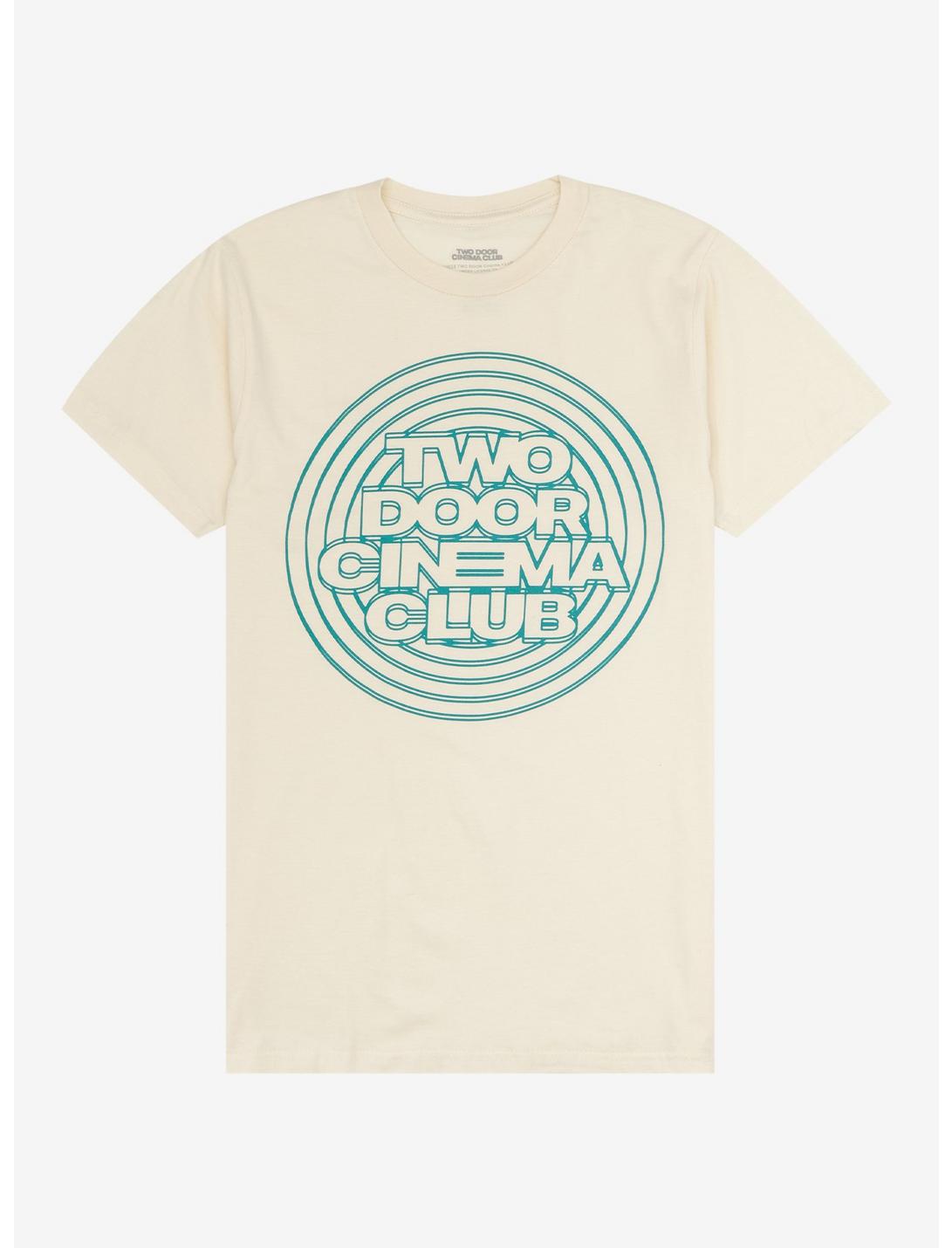 Two Door Cinema Club Circle Logo Boyfriend Fit Girls T-Shirt, NATURAL, hi-res
