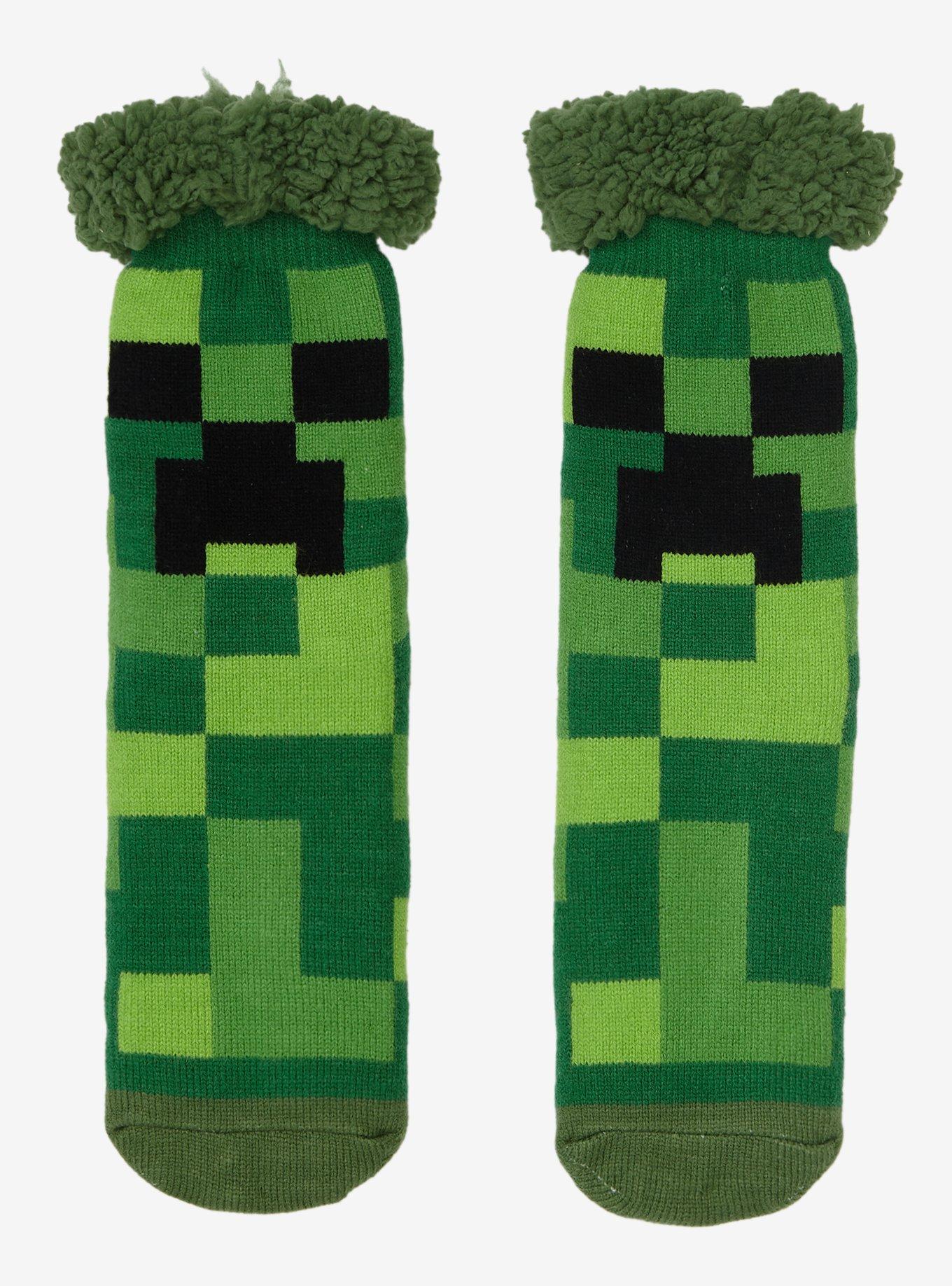thumbnail image 2 of Minecraft No Show Socks 10-Pack For Boys - Steve, Alex, Creeper Character Socks Toddler Size 7-10 2 of 10