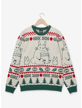 Studio Ghibli My Neighbor Totoro Forest Spirits Holiday Sweater - BoxLunch Exclusive, , hi-res