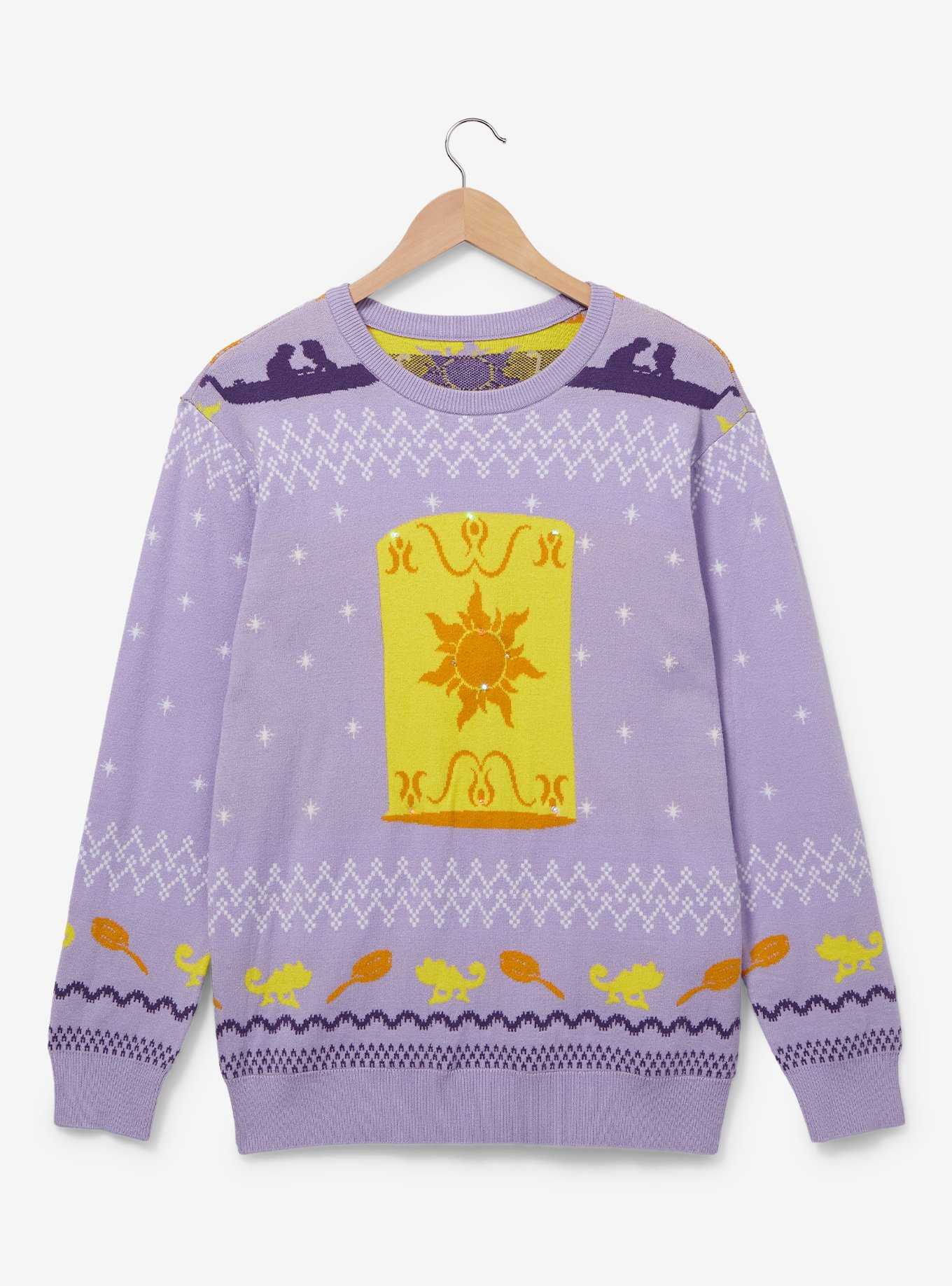 Disney Tangled Paper Lantern Holiday Sweater - BoxLunch Exclusive , , hi-res