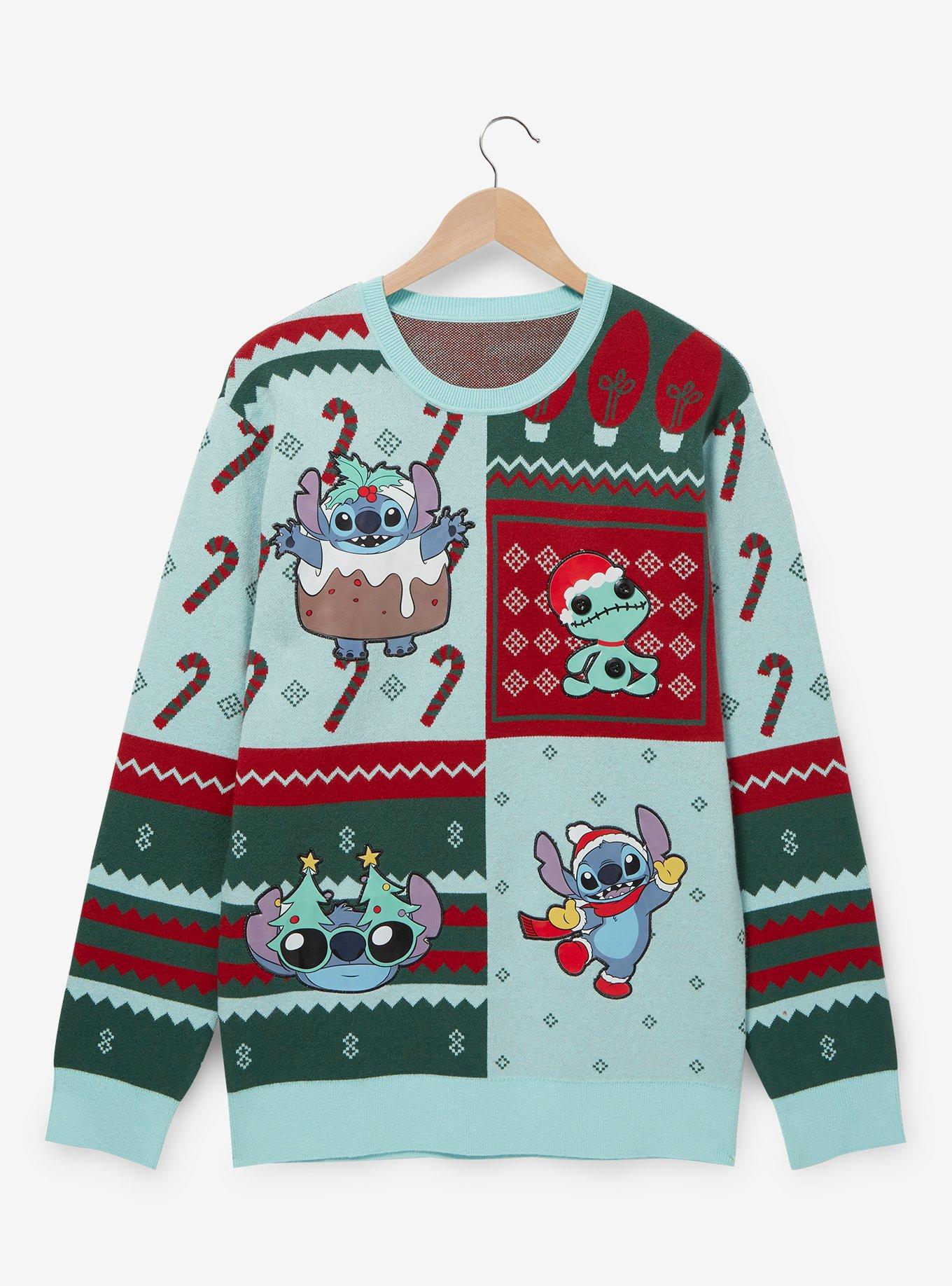 Disney Stich Christmas Sweatshirt - Cute Lilo & Stitch Movie Gifts Tees