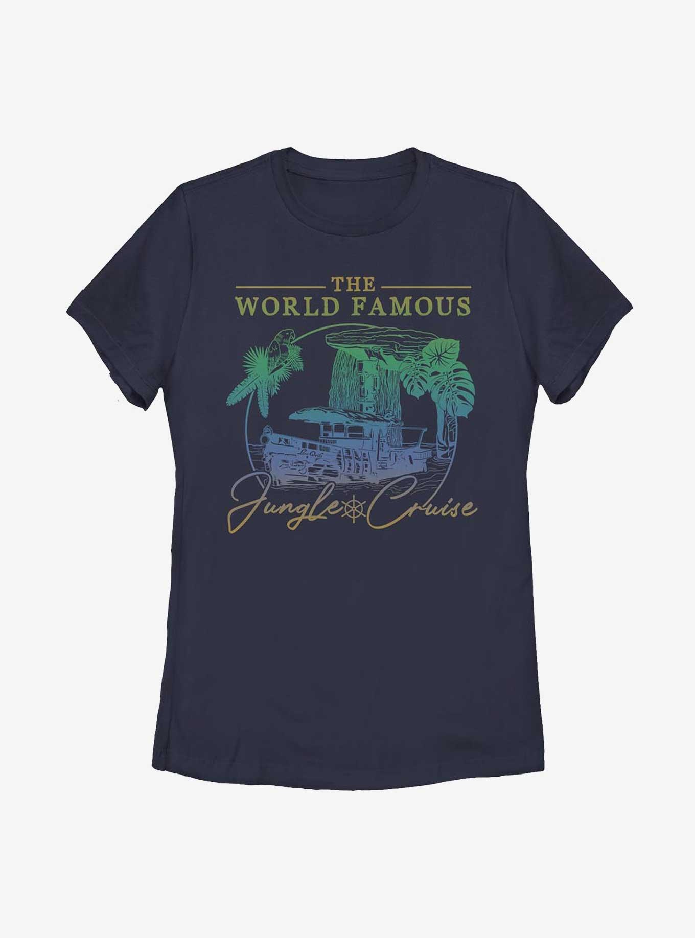 Disney Jungle Cruise World Famous Womens T-Shirt, NAVY, hi-res