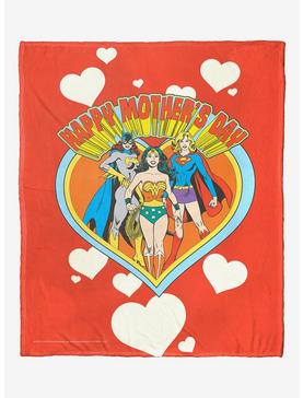 DC Comics Justice League Mom Group Silk Touch Throw Blanket, , hi-res