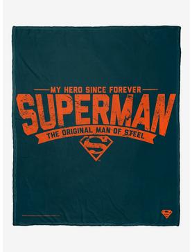 DC Comics Superman Dad Of Steel Silk Touch Throw Blanket, , hi-res