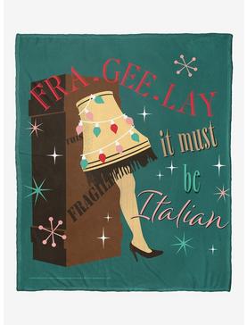 A Christmas Story Fra-Gee-Lay Throw Blanket, , hi-res
