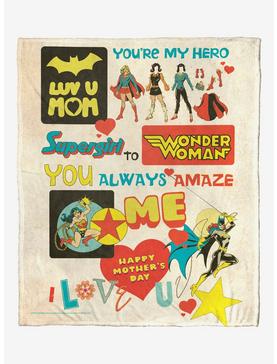 DC Comics Justice League Super Mom Silk Touch Throw Blanket, , hi-res