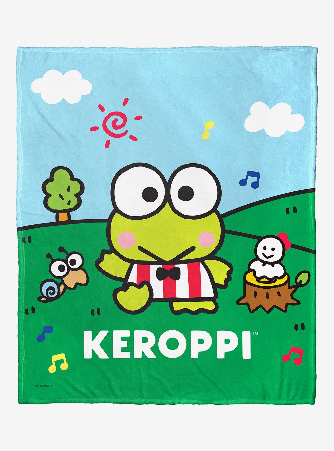 Keroppi Frog And Friends Silk Touch Throw Blanket