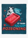 A Christmas Story Soap Poisoning Throw Blanket, , hi-res
