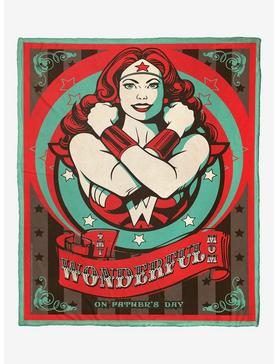Plus Size DC Comics Wonder Woman Wonder Parent Silk Touch Throw Blanket, , hi-res
