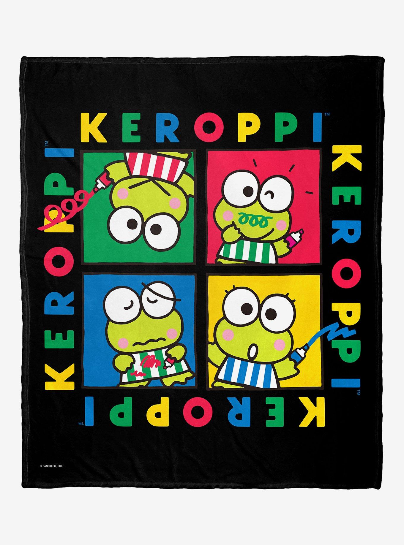 Keroppi Painting Silk Touch Throw Blanket, , hi-res