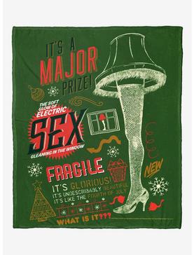 A Christmas Story The Major Prize Throw Blanket, , hi-res