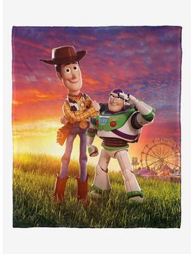 Plus Size Disney Pixar Toy Story Carnival Pals Silk Touch Throw Blanket, , hi-res