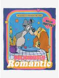 Disney Lady And The Tramp Romantic Dinner For Two Blanket, , hi-res