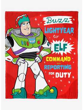 Disney Pixar Toy Story Lightyear Elf Throw Blanket, , hi-res