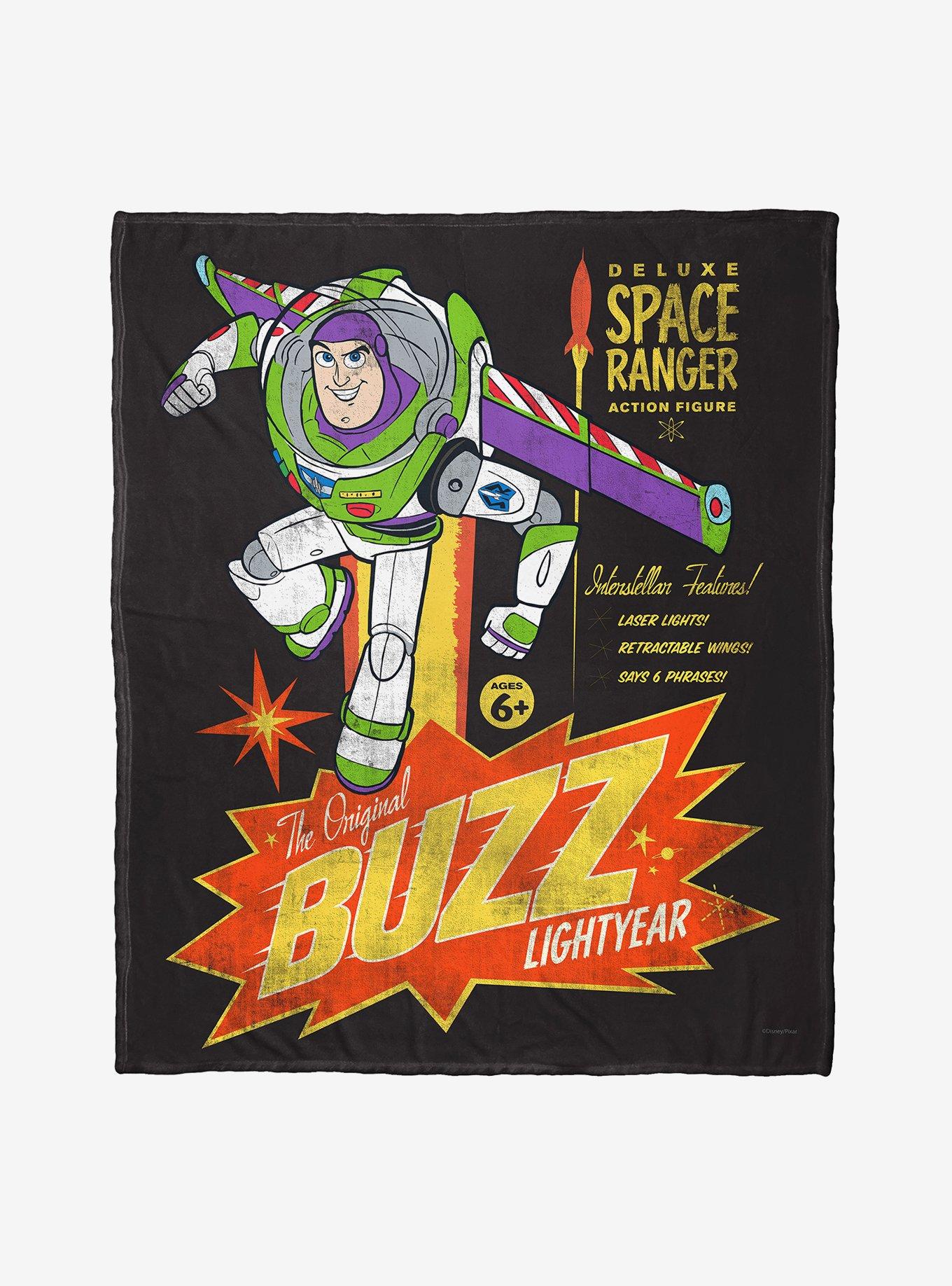 Disney Pixar Toy Story Vintage Buzz Throw Blanket, , hi-res