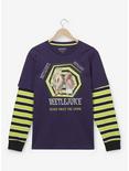 Beetlejuice Barbara & Adam Spiral Layered Long Sleeve T-Shirt - BoxLunch Exclusive, MULTI, hi-res