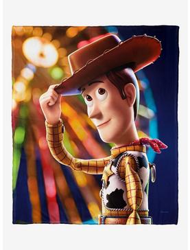 Plus Size Disney Pixar Toy Story Woody Bright Silk Touch Throw Blanket, , hi-res