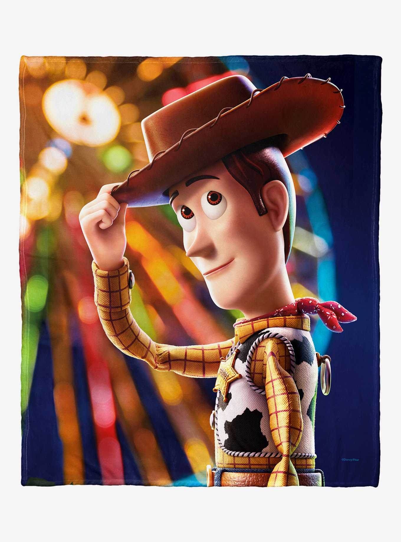 Disney Pixar Toy Story Woody Bright Throw Blanket Hot Topic