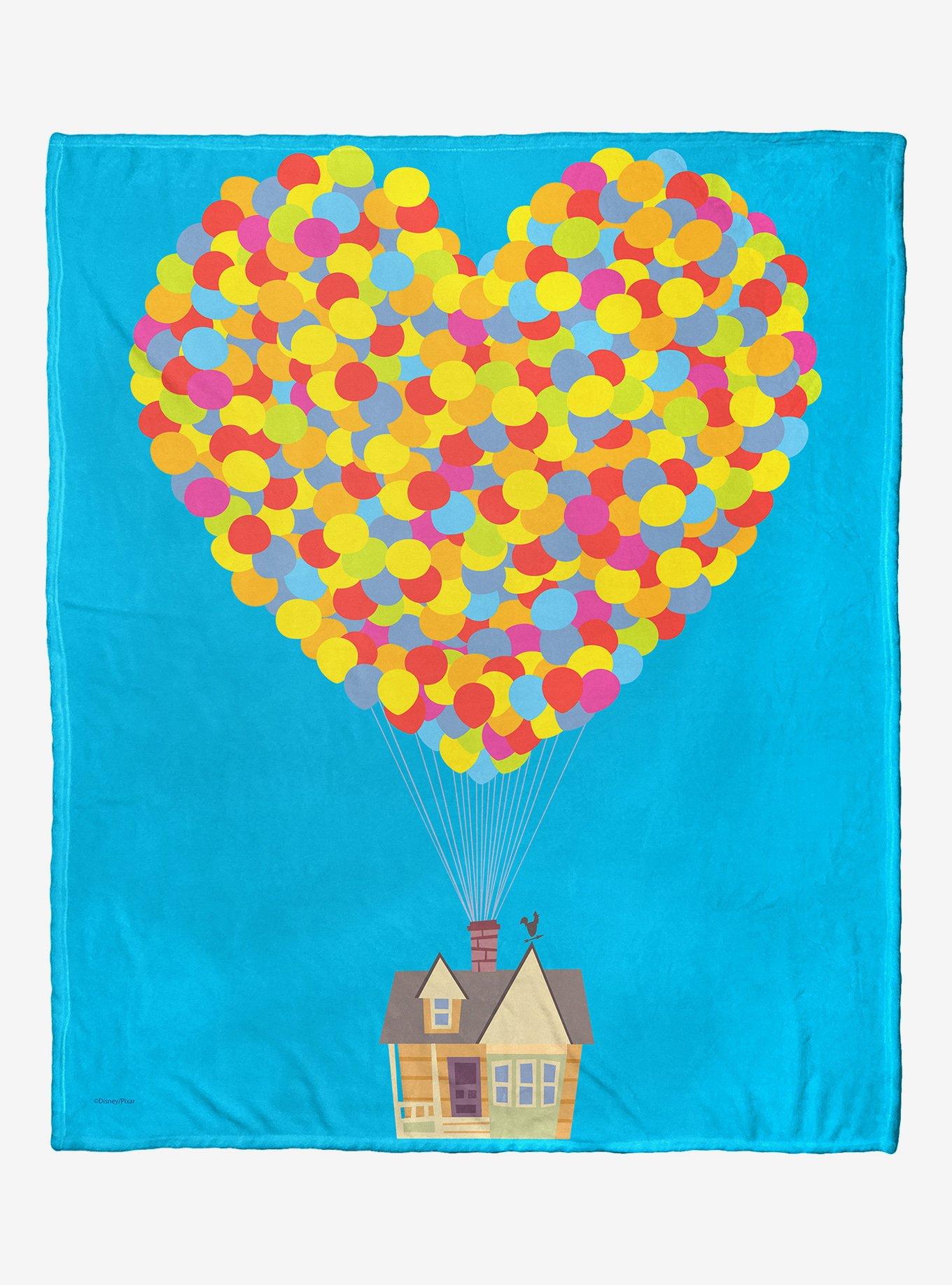 Disney Pixar Up Balloon Heart Throw Blanket, , hi-res