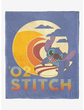 Disney Lilo & Stitch Vintage Aloha Stitch Throw Blanket, , hi-res