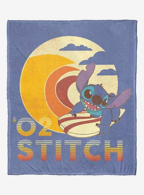 Disney Lilo & Stitch Vintage Aloha Stitch Throw Blanket | Hot Topic