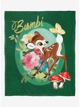 Disney Bambi 80th Celebration Bambi Bouquet Throw Blanket, , hi-res