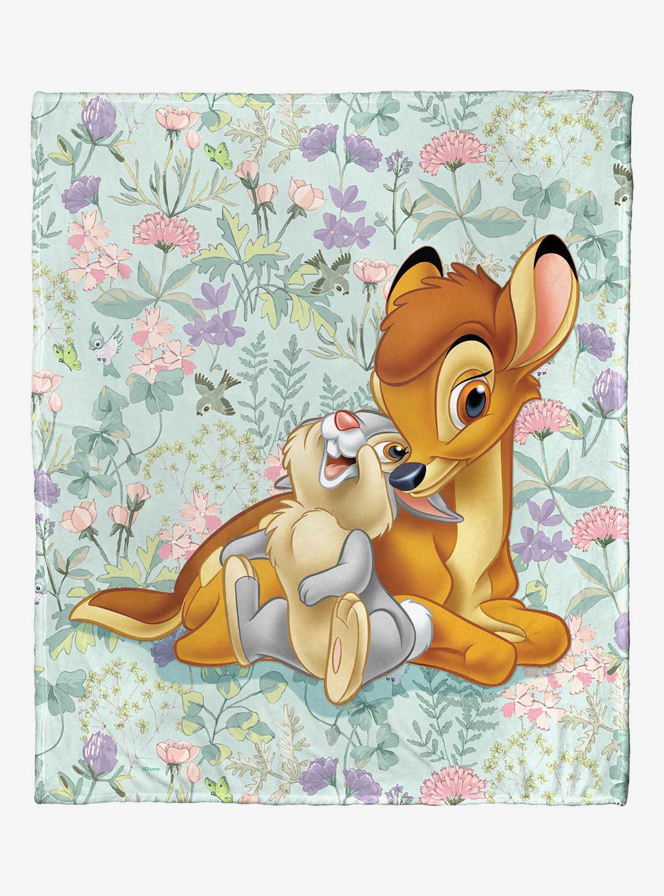 Disney Bambi 80th Celebration Botanical Duo Throw Blanket, , hi-res